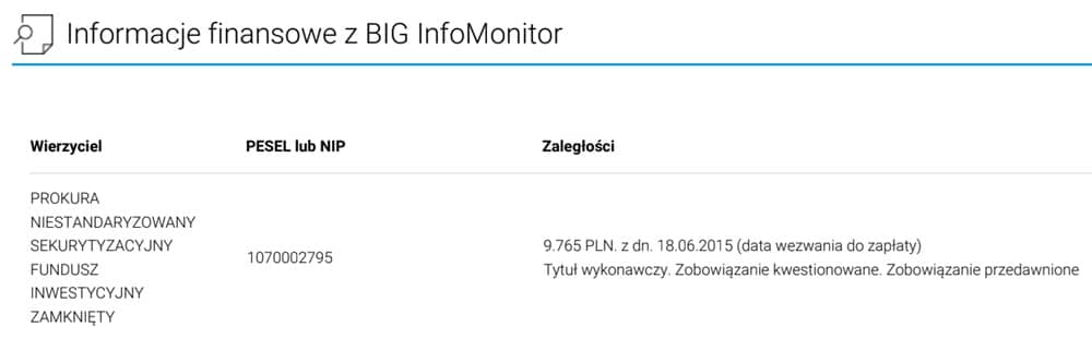 big infomonitor czy prokura kruk wpisuje do big | Nas interesuje jednak sytuacja skrajnie inna, czyli jak usunąć wpis z BIG gdy dług nie jest spłacony.