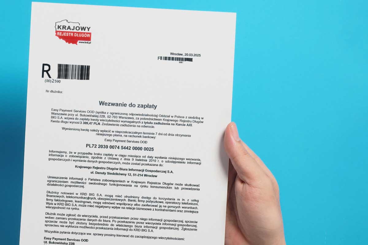 big wezwanie ostrzezenie | W skrzynce na listy znalazłeś pismo z nagłówkiem "Wezwanie do zapłaty" i zdaniem, które mrozi krew w żyłach: "...informujemy o zamiarze przekazania Państwa danych do Biura Informacji Gospodarczej"? To nie jest standardowy monit. To ostatnie, ustawowe ostrzeżenie przed umieszczeniem Twojego nazwiska na publicznej liście dłużników, co może zablokować Ci dostęp do kredytu czy leasingu. Najważniejsza informacja jest jednak dobra: to pismo daje Ci czas i narzędzia do skutecznej obrony. Pokażemy Ci, co robić po otrzymaniu wezwania o zamiarze przekazania danych do BIG.