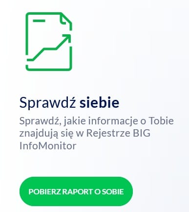Ikona pozwalająca na zamówienie darmowego raportu z BIG Infomonitor